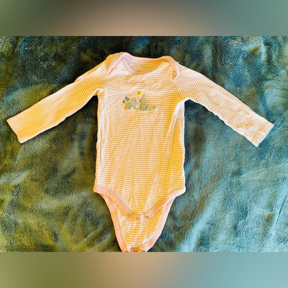 Mini Boden, bundle of two long sleeve bodysuits size 2-3T super cute bunny - Picture 3 of 10